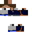 Black skin: raw texture render