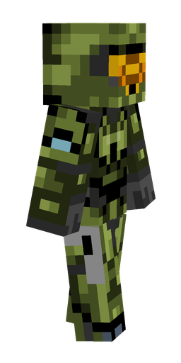 Black skin: body, right side render