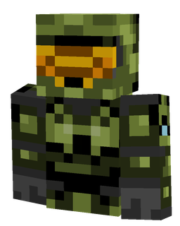 Black skin: bust render