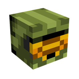 Black skin: head render