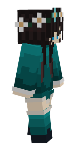 Black skin: body, right side render