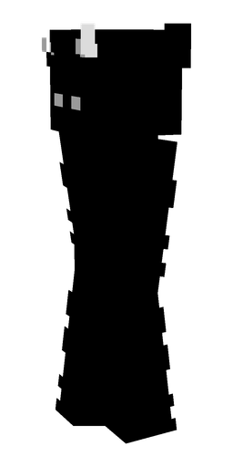 Black skin: body, left side render