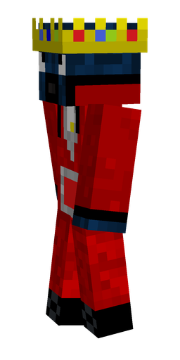 Black skin: body, left side render