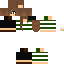 Black skin: raw texture render