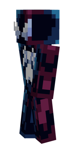 Black skin: body, left side render