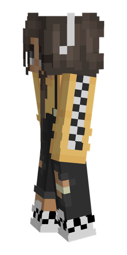 Black skin: body, left side render