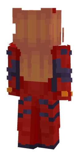 Orange skin: body, back render