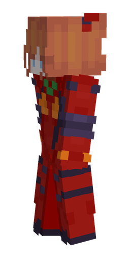 Orange skin: body, left side render