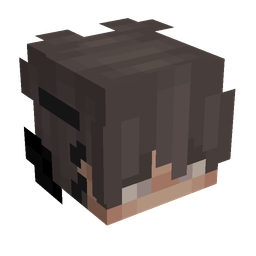 Black skin: head render