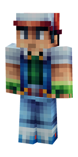 Blue skin: body, front render