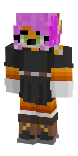 Black skin: body, front render