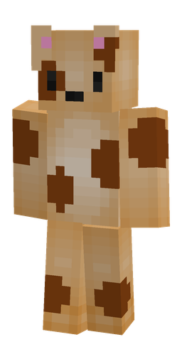 Brown skin: body, front render