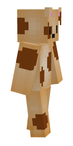Brown skin: body, right side render