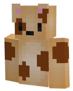 Brown skin: bust render