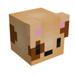 Brown skin: head render