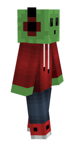 Blue skin: body, right side render