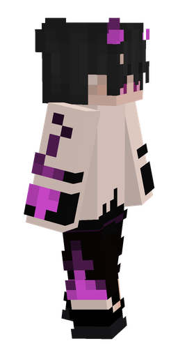 Black skin: body, right side render