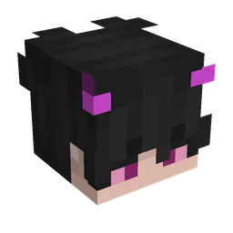 Black skin: head render