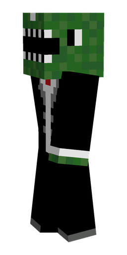 Black skin: body, left side render