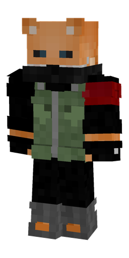 Black skin: body, front render