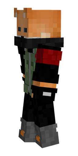 Black skin: body, left side render