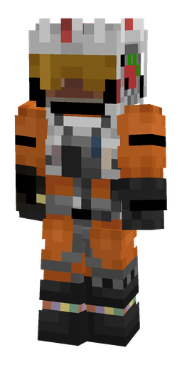 Black skin: body, front render