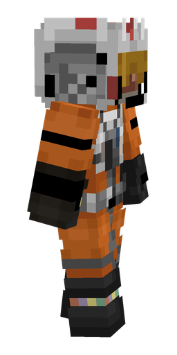Black skin: body, right side render