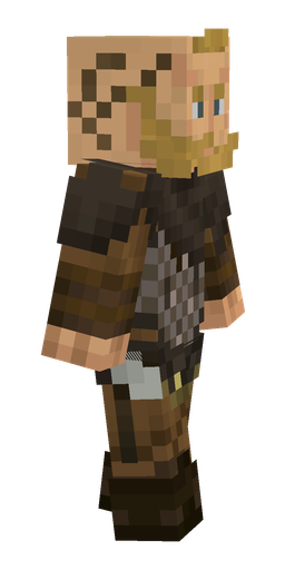 Brown skin: body, right side render