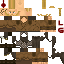 Brown skin: raw texture render