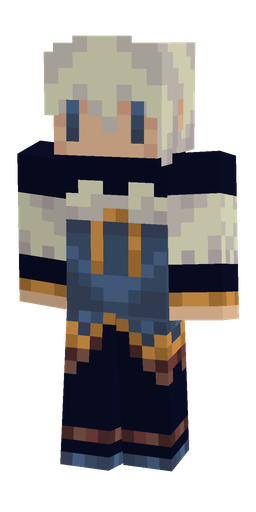 Black skin: body, front render
