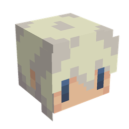 Black skin: head render