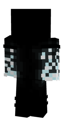 Black skin: body, back render
