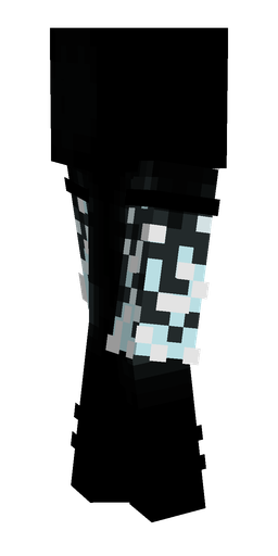 Black skin: body, left side render