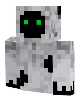 Blue skin: bust render