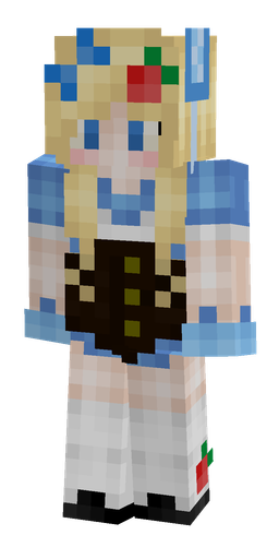 Blue skin: body, front render
