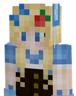 Blue skin: bust render