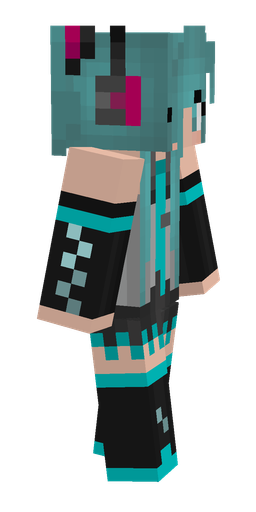 Black skin: body, right side render