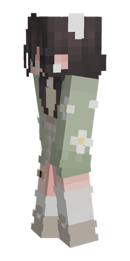 Black skin: body, left side render