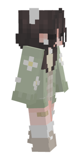 Black skin: body, right side render