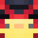 Black skin: face render