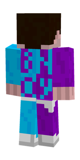 Black skin: body, back render