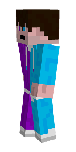 Black skin: body, left side render