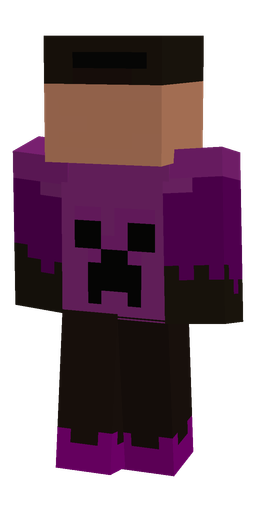 Black skin: body, back render