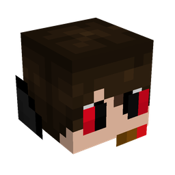 Black skin: head render