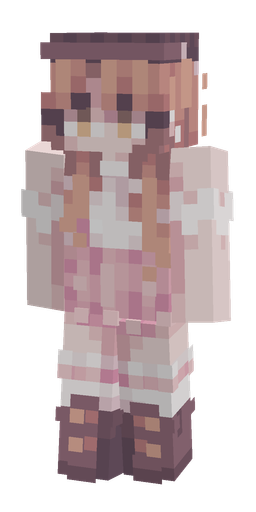 Pink skin: body, front render