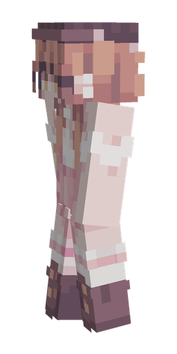 Pink skin: body, left side render