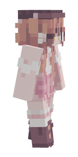 Pink skin: body, right side render