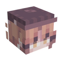 Pink skin: head render