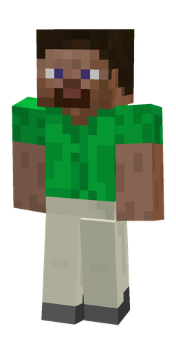 Brown skin: body, front render