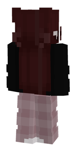 Black skin: body, back render